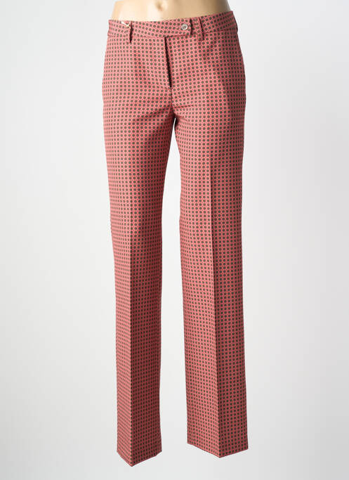 Pantalon droit stretch taille normale orange MÊME BY GIAB'S femme