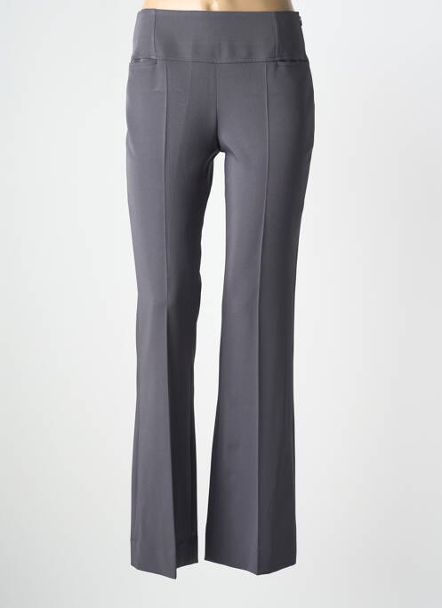 Pantalon droit stretch taille normale gris ENTRACTE femme