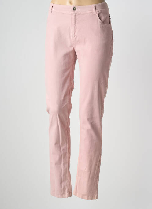 Pantalon slim stretch taille normale rose AKELA KEY femme