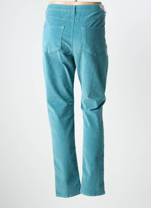 Pantalon droit stretch taille normale bleu KANOPE femme