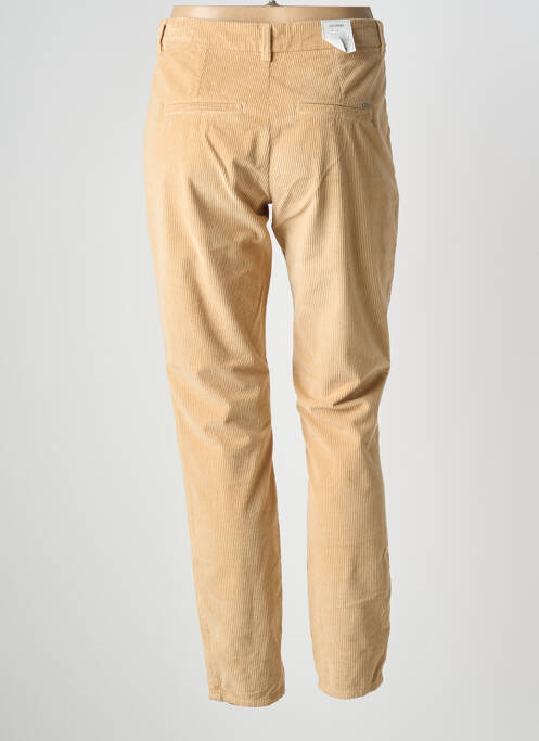 Pantalon droit stretch taille normale beige KANOPE femme