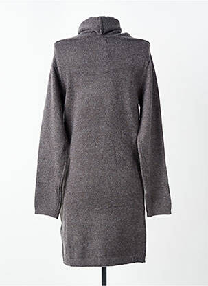 Robe pull coupe cintrée manches longues gris MOLLY BRACKEN femme