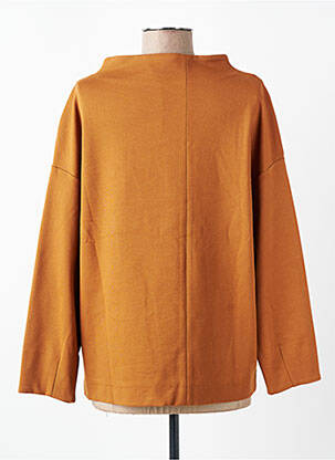 Top stretch manches longues marron ANNA SERAVALLI femme