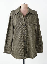 Veste casual coupe droite vert DIEGA femme
