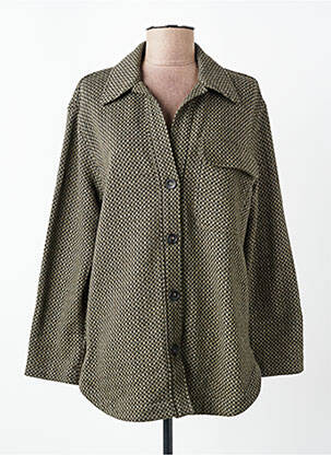 Veste casual coupe droite vert DIEGA femme