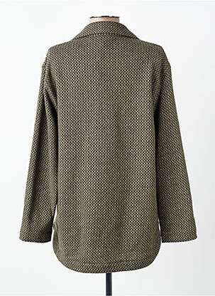 Veste casual coupe droite vert DIEGA femme