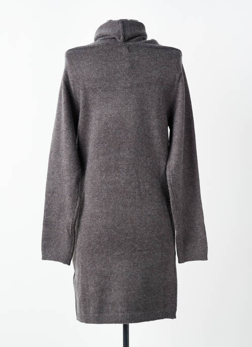 Robe pull coupe cintrée manches longues gris MOLLY BRACKEN femme