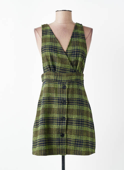 Robe courte sans manche sans manche vert LILI SIDONIO femme