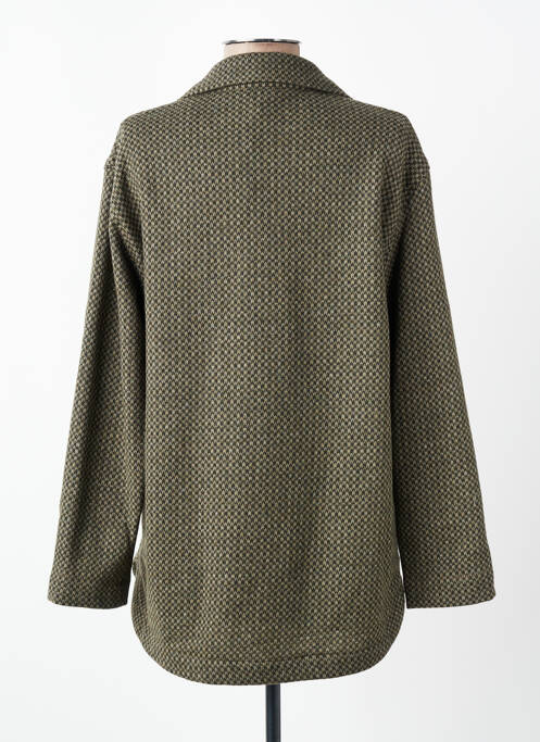 Veste casual coupe droite vert DIEGA femme