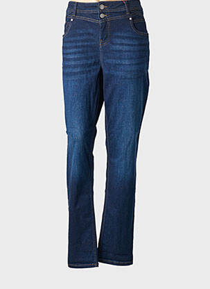 Jeans coupe droite stretch taille normale bleu STREET ONE femme