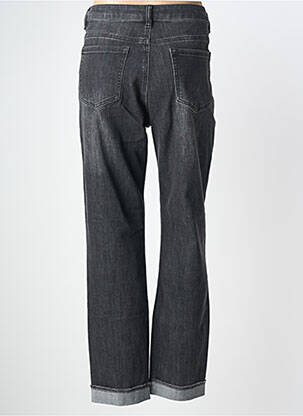 Jeans coupe droite stretch taille normale gris GEISHA femme