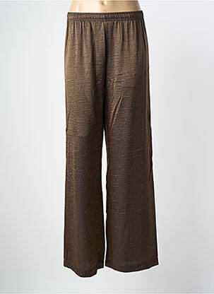 Pantalon large taille normale taille normale marron IMPERIAL femme