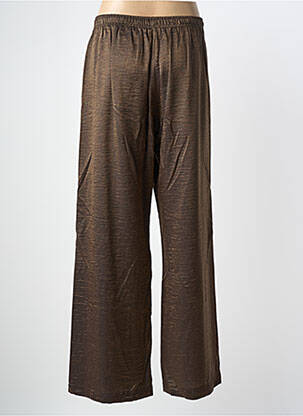 Pantalon large taille normale taille normale marron IMPERIAL femme