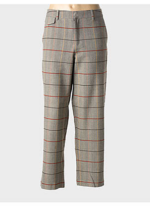 Pantalon droit stretch taille normale gris SURKANA femme