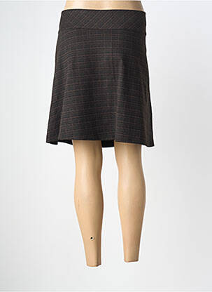 Jupe courte coupe droite noir STREET ONE femme