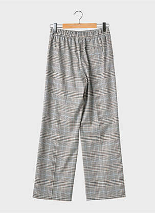 Pantalon large tissage popeline taille normale gris IMPERIAL femme