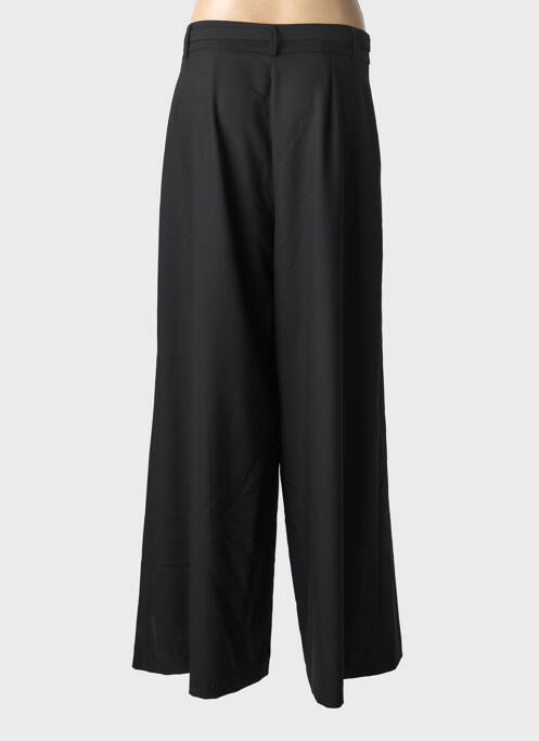 Pantalon large tissage popeline taille normale noir IMPERIAL femme