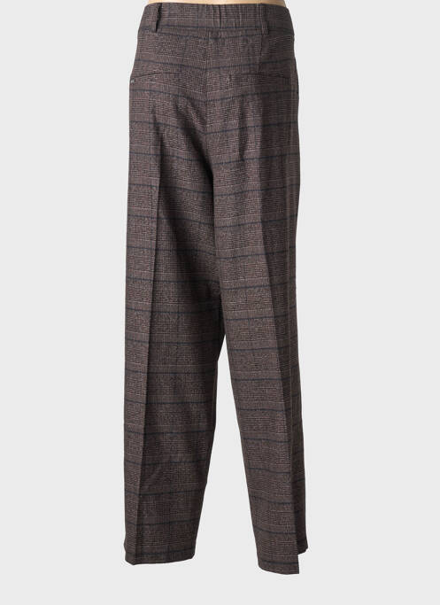 Pantalon large fermeture zippée sous rabat boutonné taille normale marron STREET ONE femme