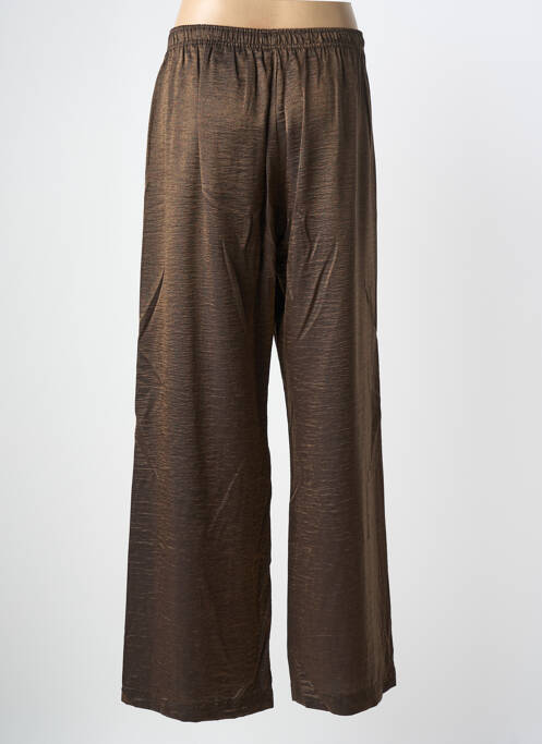 Pantalon large taille normale taille normale marron IMPERIAL femme
