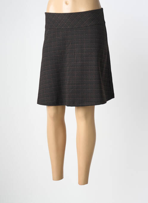 Jupe courte coupe droite noir STREET ONE femme