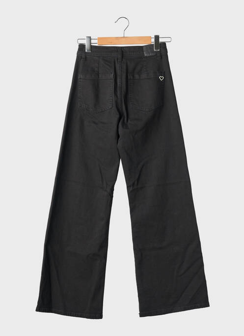 Jeans coupe large stretch taille normale noir PLEASE femme
