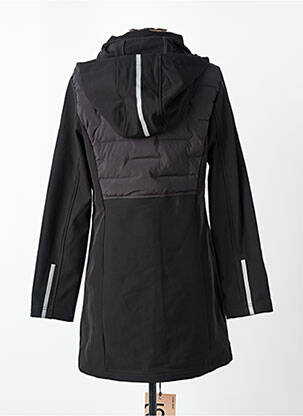 Manteau long a capuche a capuche noir STREET ONE femme