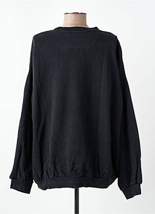 Sweat-shirt stretch manches longues noir MARCELLO COLLECTION femme