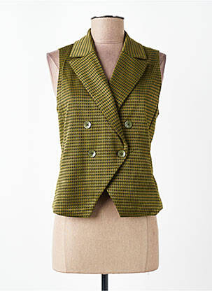 Gilet sans manche doublure vert SURKANA femme