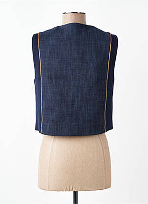 Gilet sans manche doublure bleu IMPERIAL femme