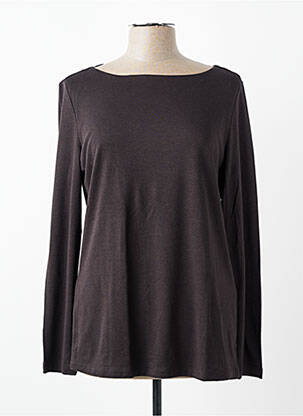 T-shirt stretch manches longues noir STREET ONE femme