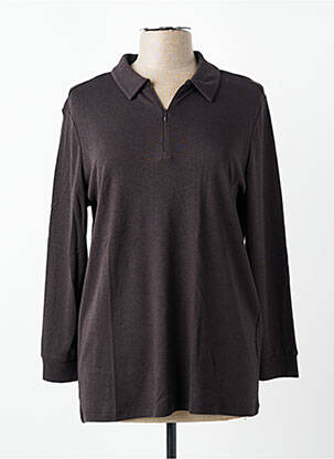 Polo manches longues manches longues marron STREET ONE femme