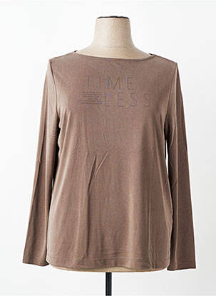 T-shirt manches longues manches longues marron STREET ONE femme