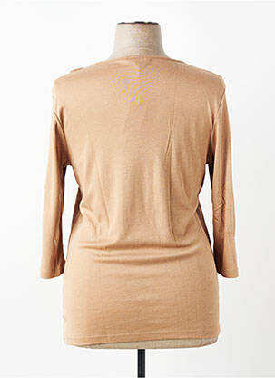 T-shirt manches 3/4 manches 3/4 beige STREET ONE femme