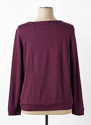 Top stretch manches longues violet STREET ONE femme