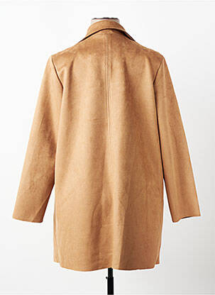 Manteau long coupe cintrée sans capuche beige STREET ONE femme
