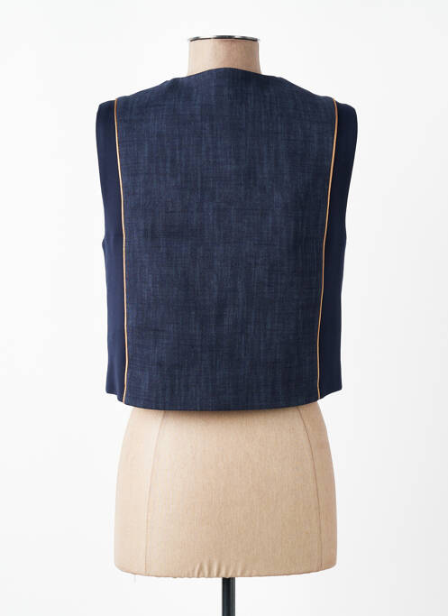 Gilet sans manche doublure bleu IMPERIAL femme