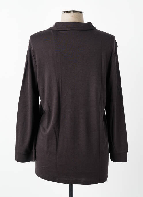 Polo manches longues manches longues marron STREET ONE femme