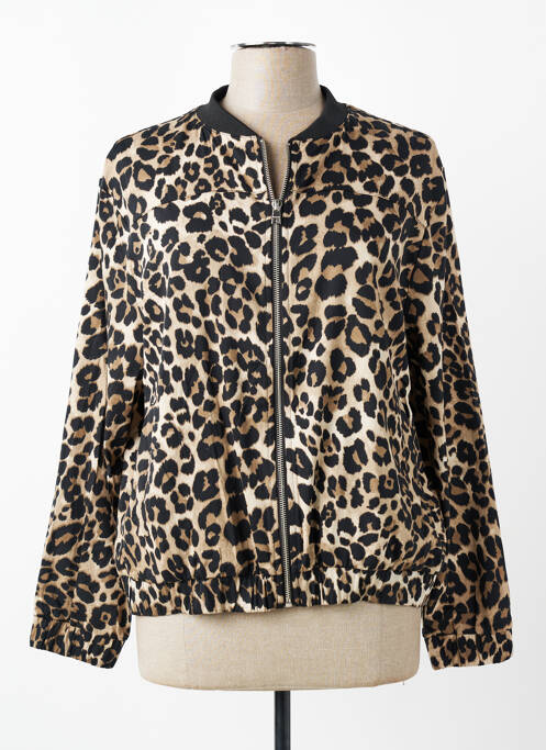 Blouson col v beige STREET ONE femme