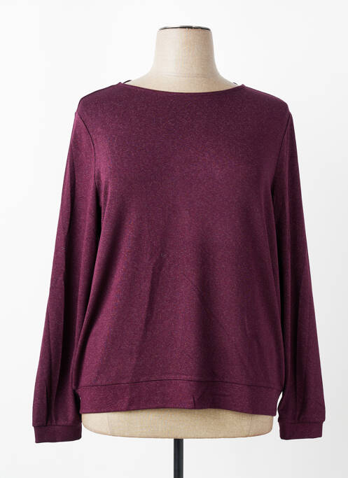 Top stretch manches longues violet STREET ONE femme