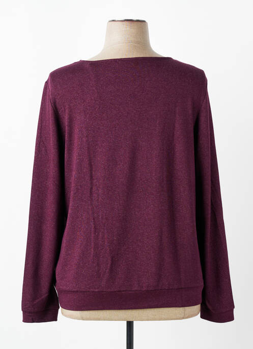 Top stretch manches longues violet STREET ONE femme