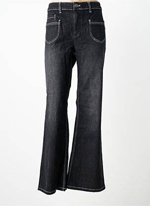 Jeans bootcut taille normale taille normale noir SHEEGO femme
