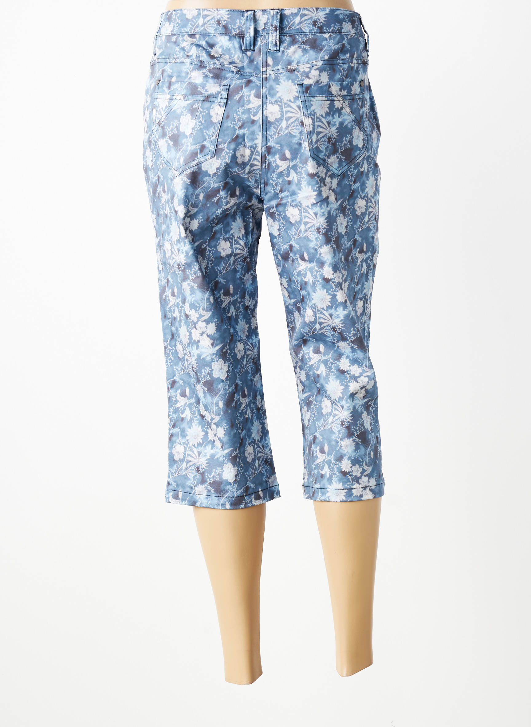 Corsaire stretch taille normale bleu SHEEGO femme