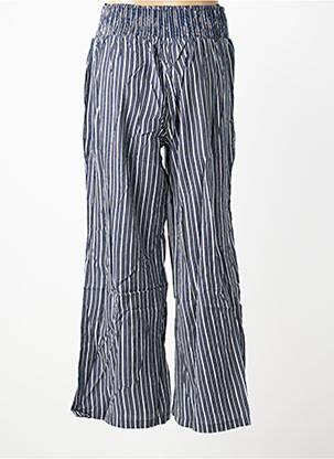Pantalon droit tissage popeline taille normale bleu SHEEGO femme