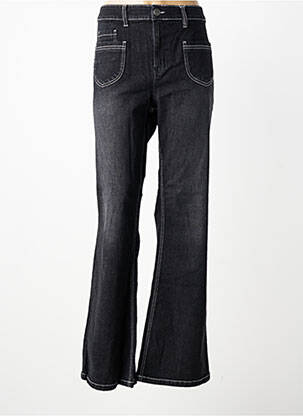 Jeans bootcut taille normale taille normale noir SHEEGO femme