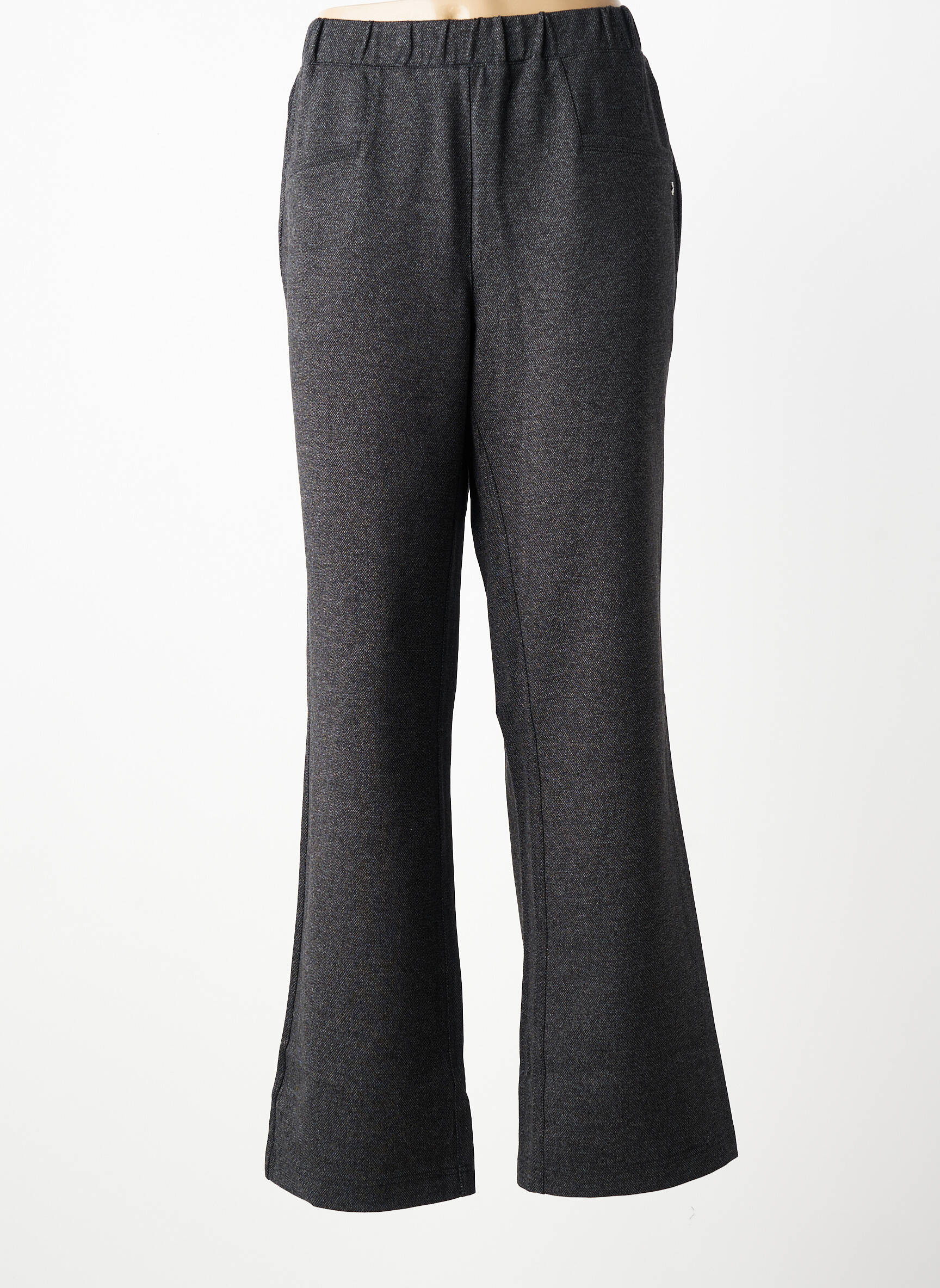 Pantalon droit stretch taille normale gris SHEEGO femme