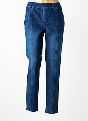 Jegging tissage brut taille normale bleu SHEEGO femme