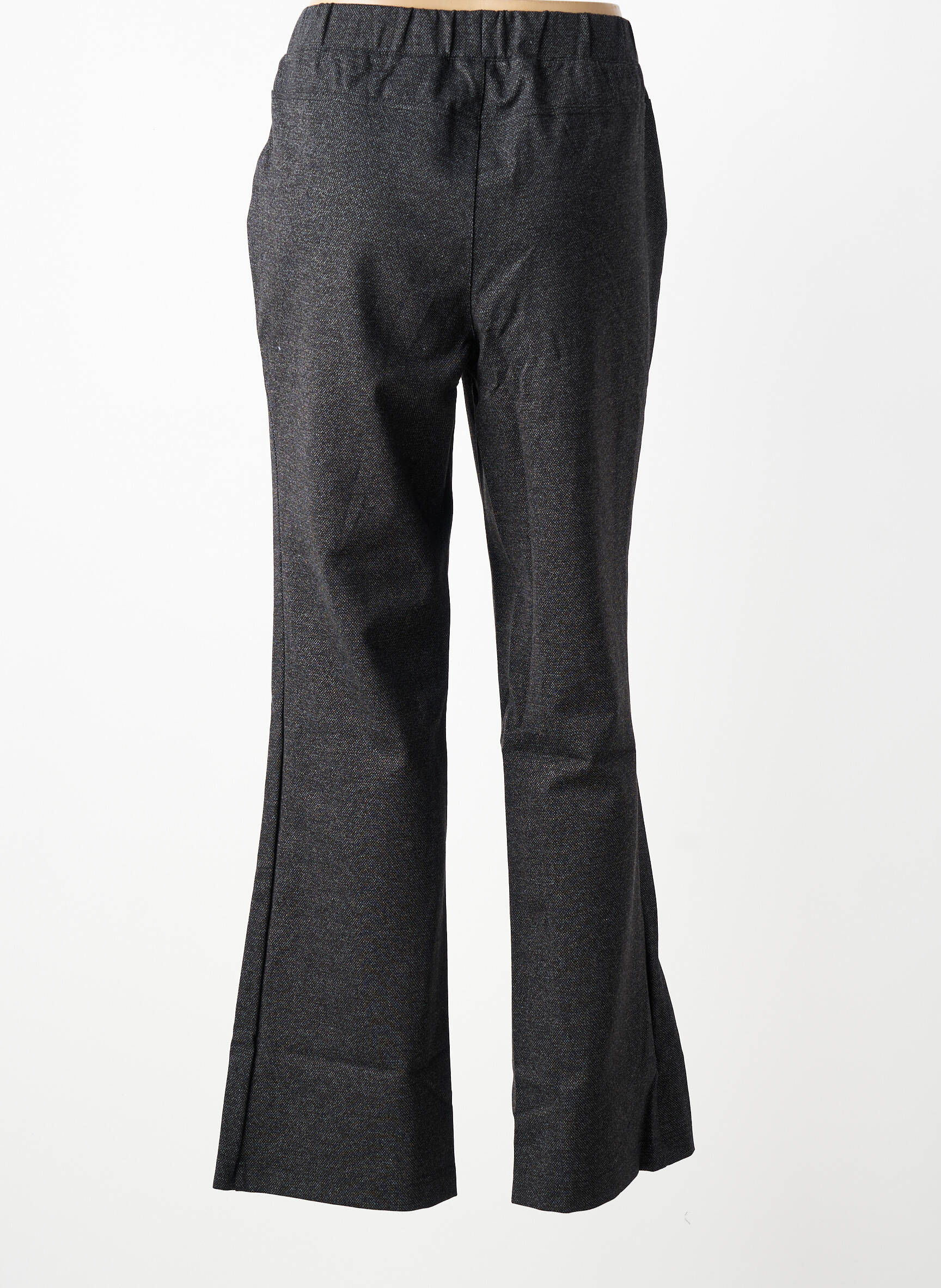 Pantalon droit stretch taille normale gris SHEEGO femme
