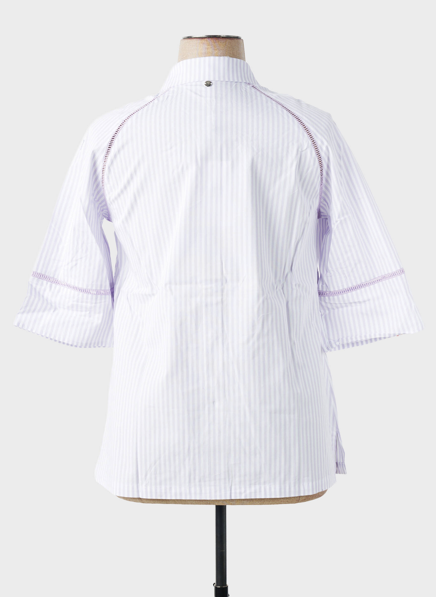 Tunique manches longues fermeture boutonnée sur le devant violet SHEEGO femme