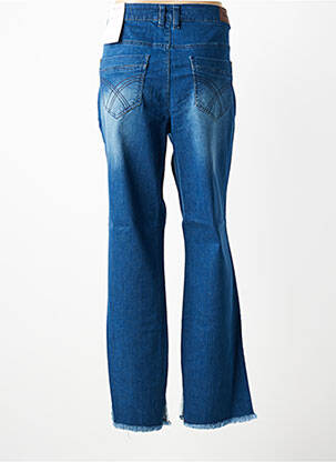 Jeans coupe droite stretch taille normale bleu SHEEGO femme