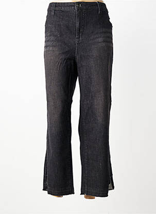 Jeans coupe droite taille normale taille normale noir SHEEGO femme